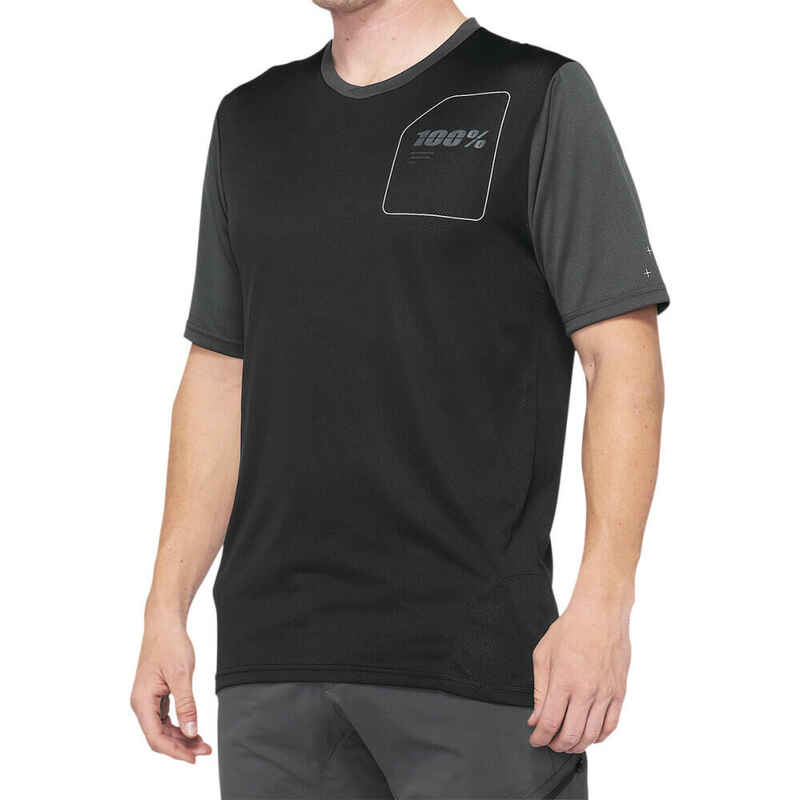 Ridecamp Short Sleeve Jersey - Black/Charcoal Media 1