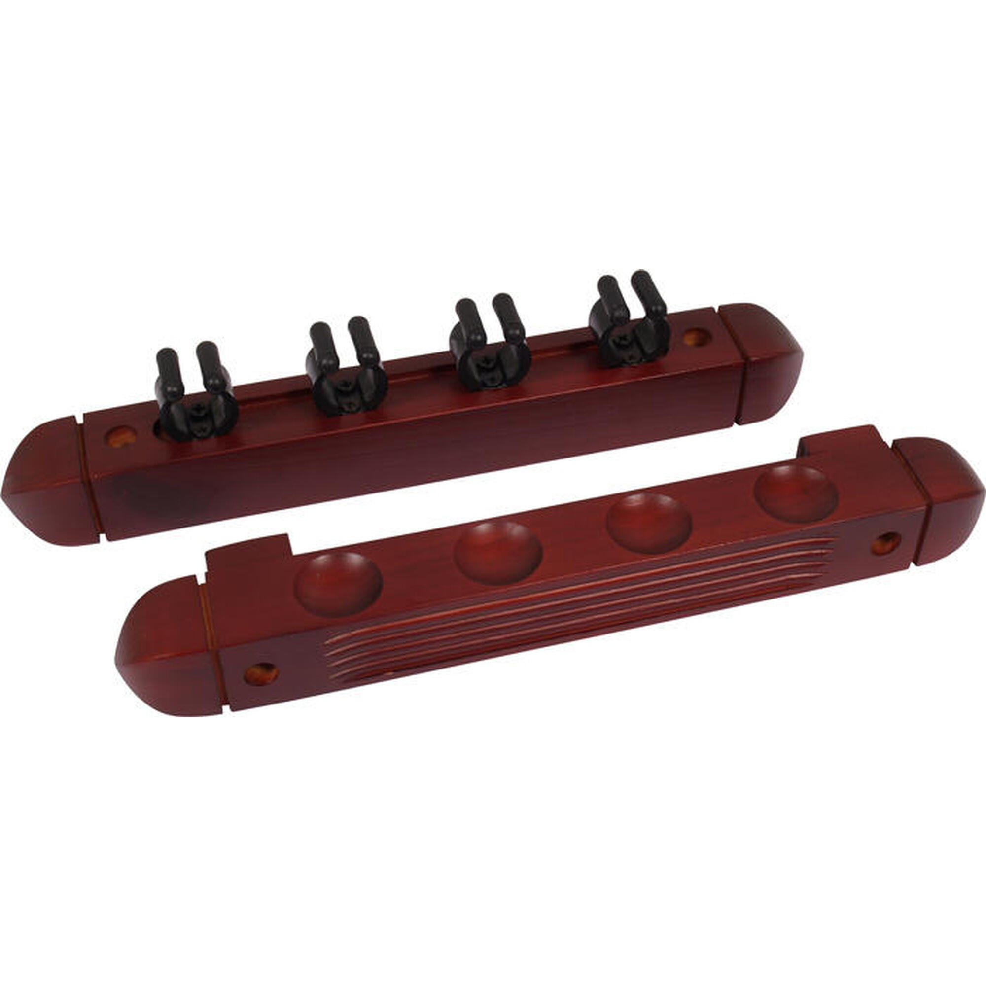 Buffalo - Support De Billard - Pour 4 Queues Eco Marron Adulte - Triangle De Billard - Marron - Taille Unique - Decathlon
