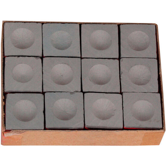 Billardkreide blau (12 Stück)