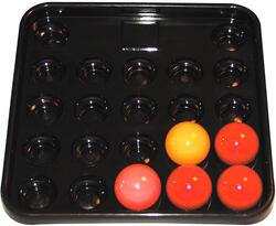 Plateau à boules pour snooker 52,4 mm