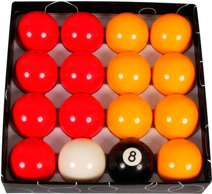 Jeu de boules de billard anglais Polyester