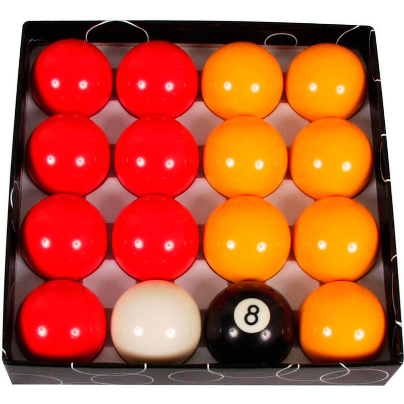 Billes billard - Casino Eco 50.8 mm multicolore