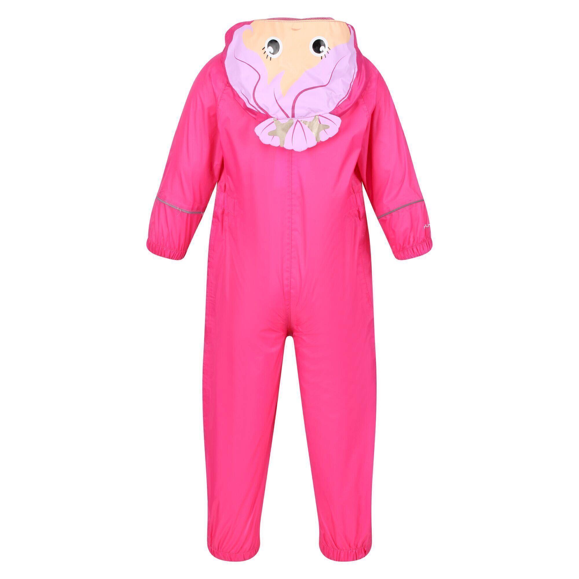 Childrens/Kids Charco Mermaid Waterproof Puddle Suit (Santorini Sunset) 2/5