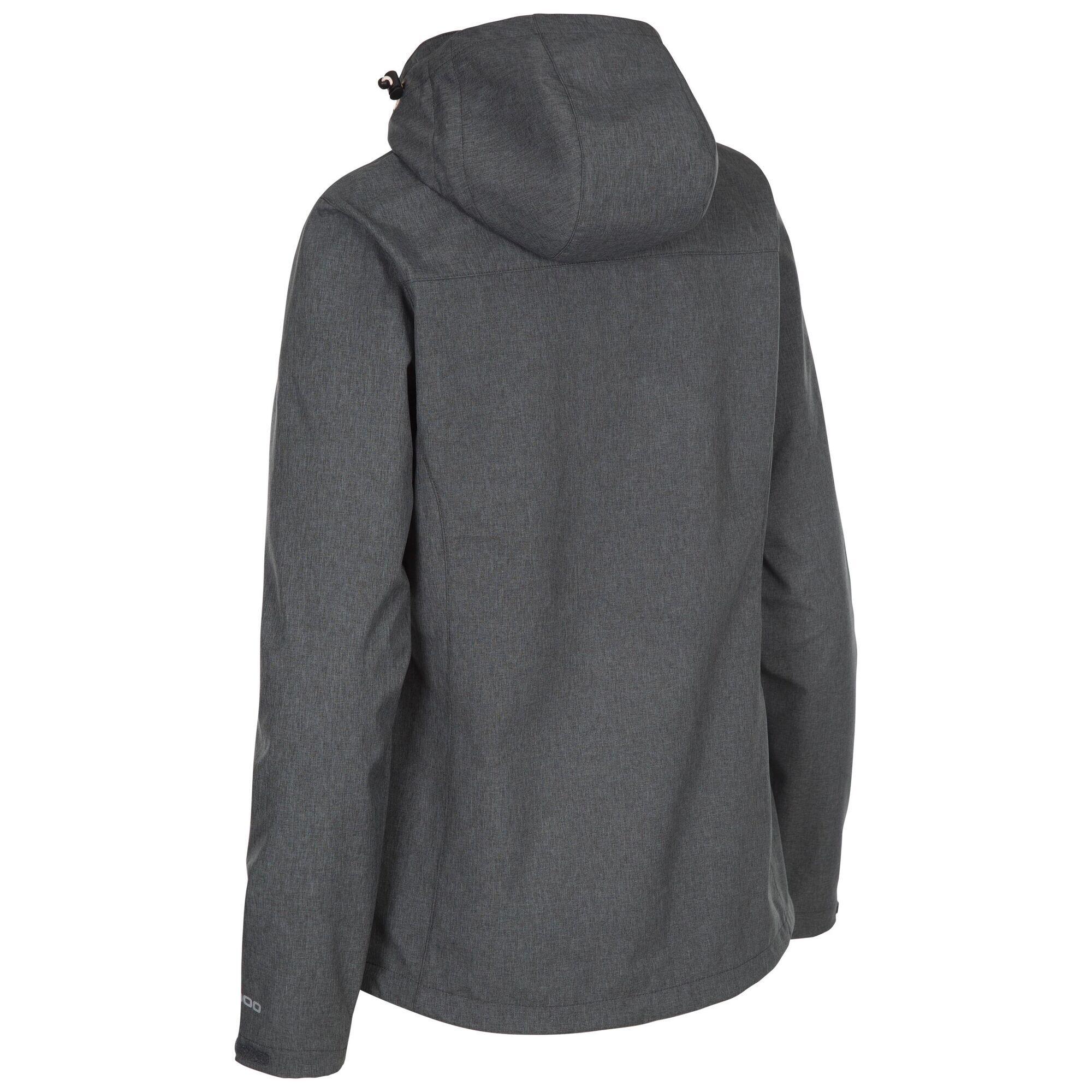 Veste Softshell CLAREN Femme (Gris Foncé/corail Chiné) 2/5