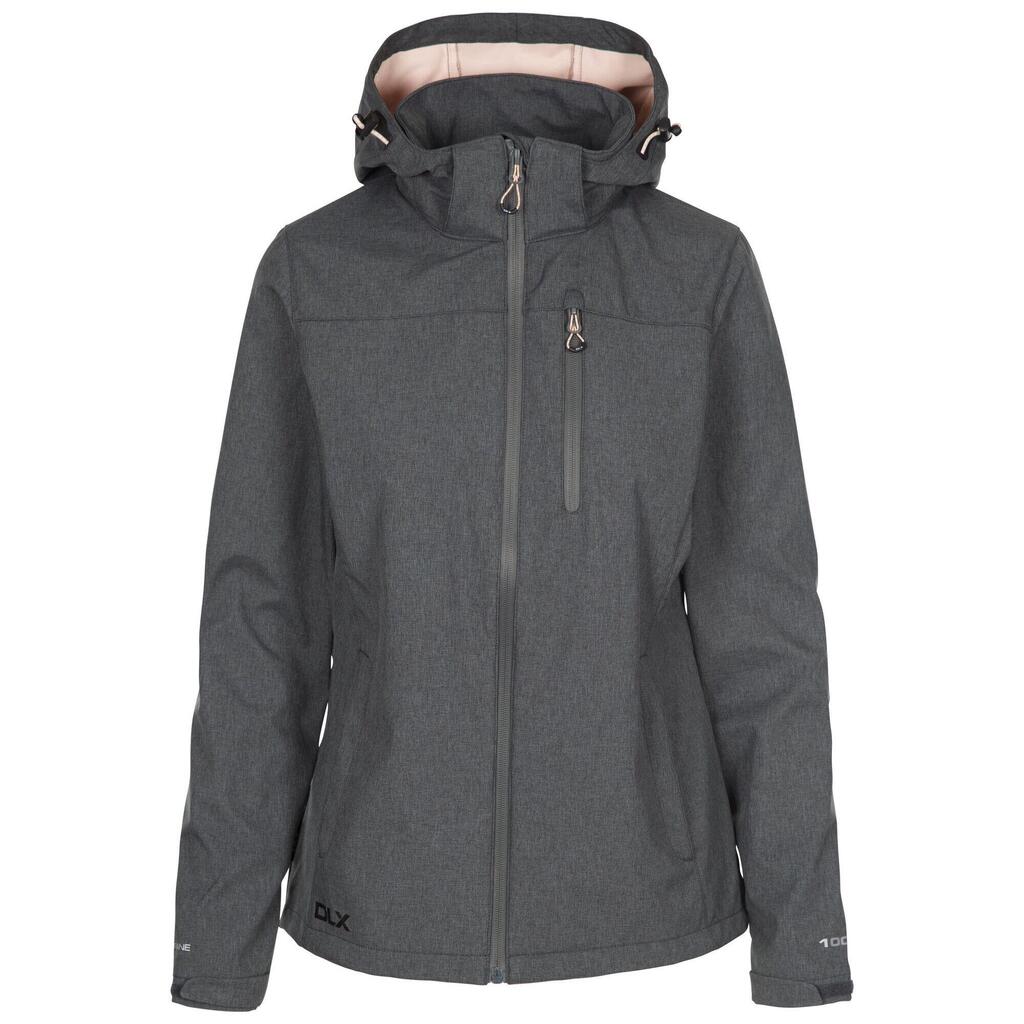 Womens/Ladies Claren II Waterproof Softshell Jacket (Dark Grey/Blush Marl)