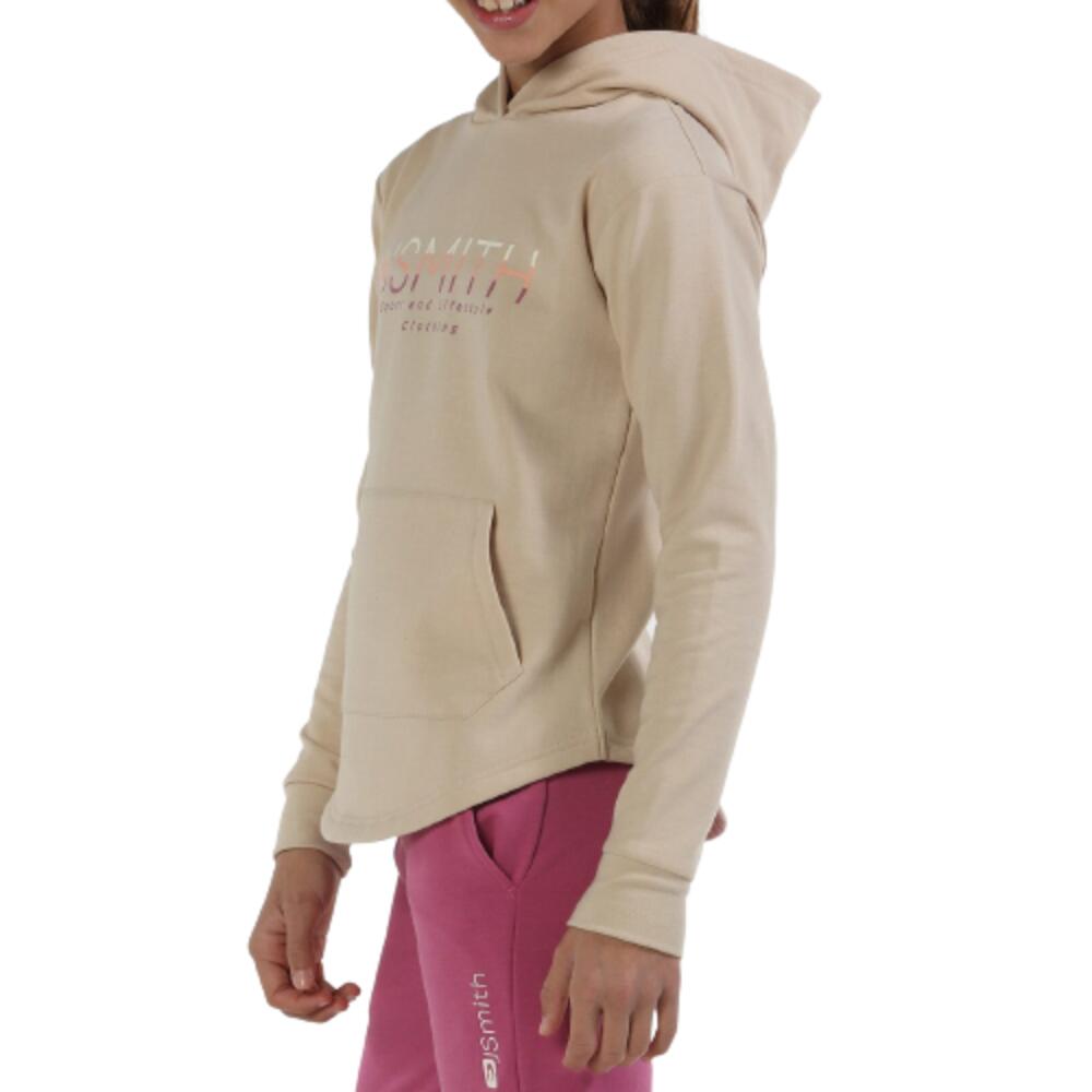Camisola de Ginástica com Capuz JOHN SMITH MENINA. BEIGE 3/4