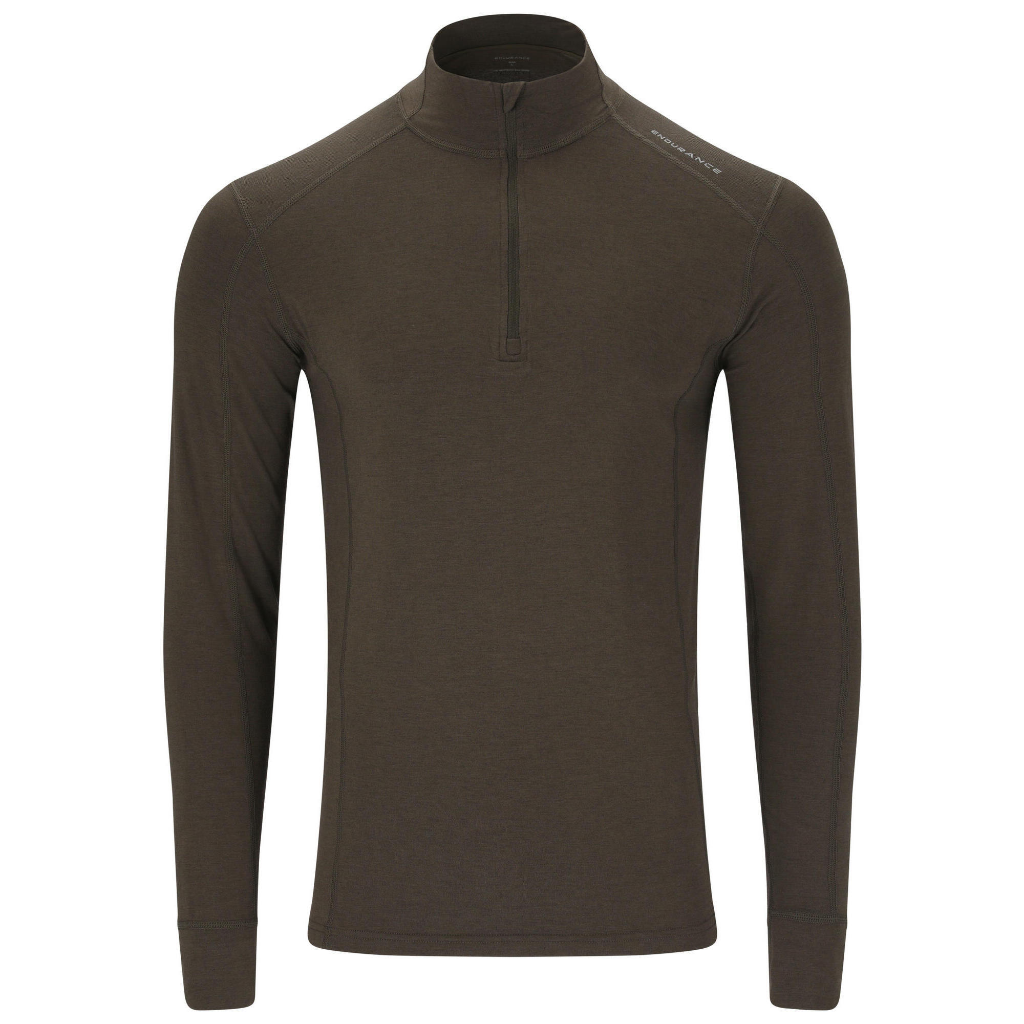 Endurance - Pull À Col Roulé Lyee - T-shirt Manches Longues - Marron - 48 Xl - Decathlon