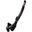 Super Bullet Adult Diving Snorkel - Black