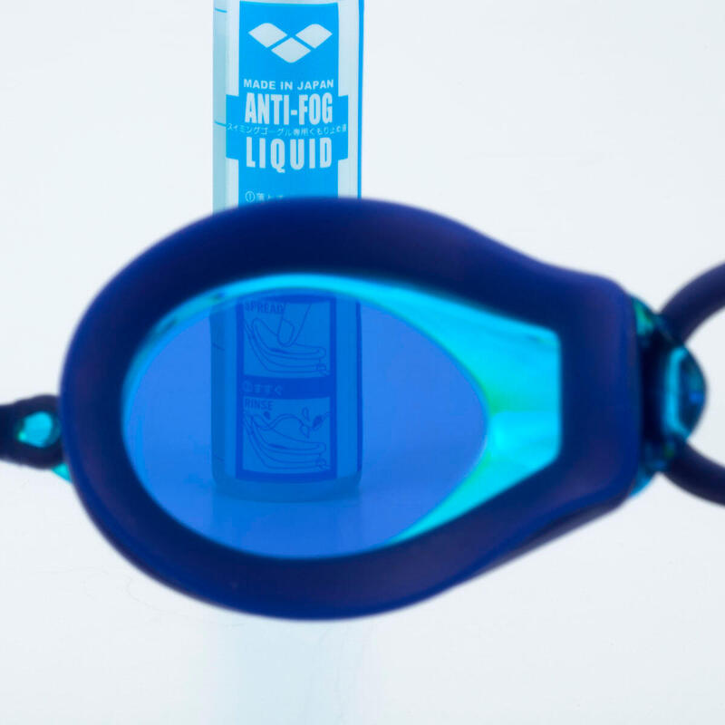 arena 日本製 RE:NON FINA競賽反光鏡面泳鏡 - 藍色