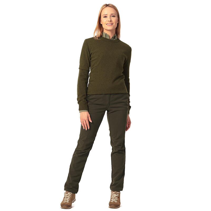 Sweter myśliwski damski Tagart Oslo Lady Green 100% wełna Merino