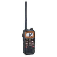 HX210E: VHF portable étanche flottante 6W livrée avec chargeurs et clip