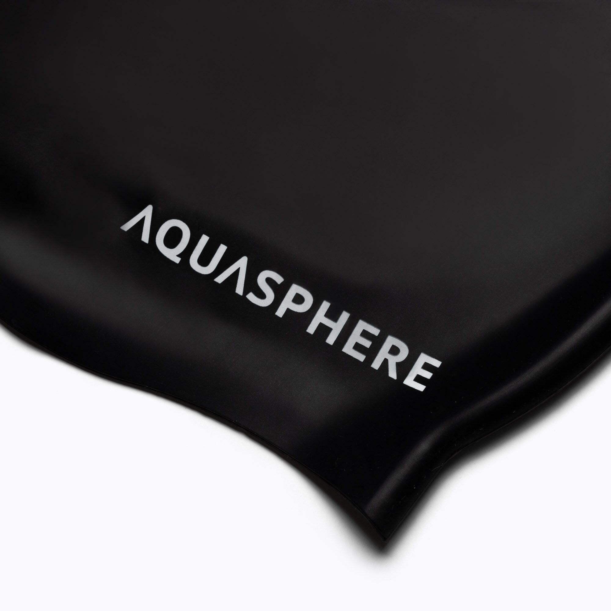 Aquasphere Plain Siliconen Dop - Zwart 2/2