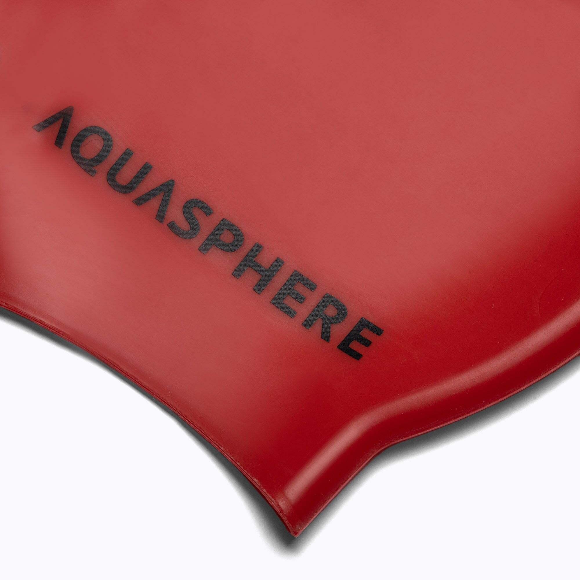 Tapa de silicona lisa Aquasphere - Roja 2/3