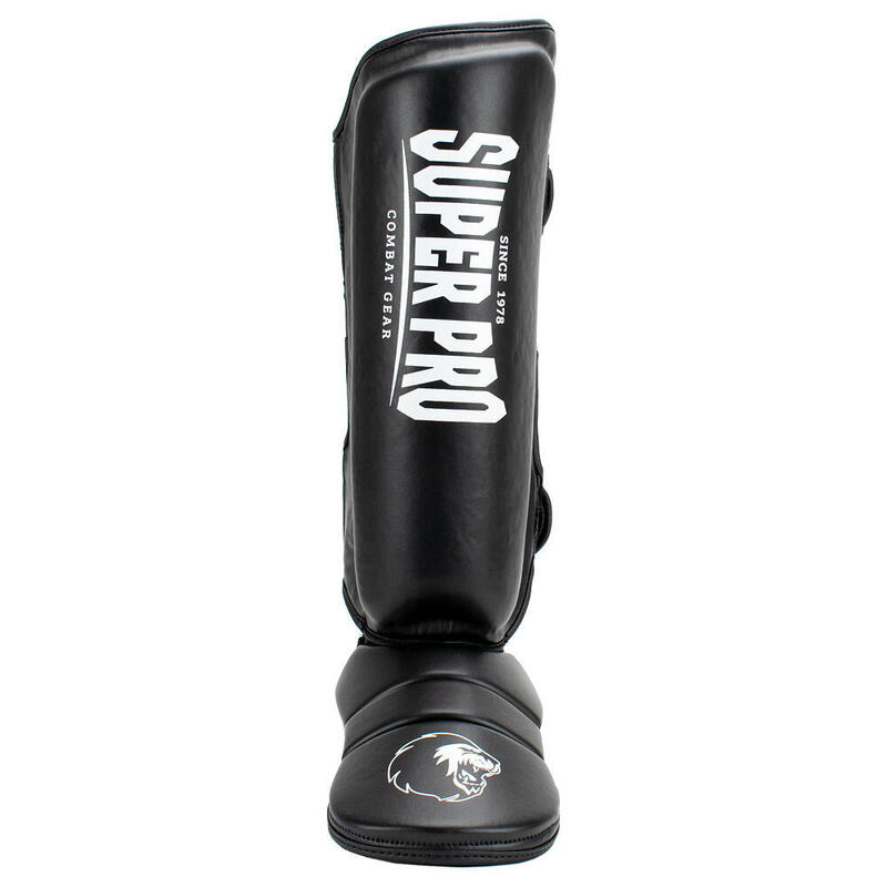 Tibiere Super Pro Combat Gear Negre/Auriu