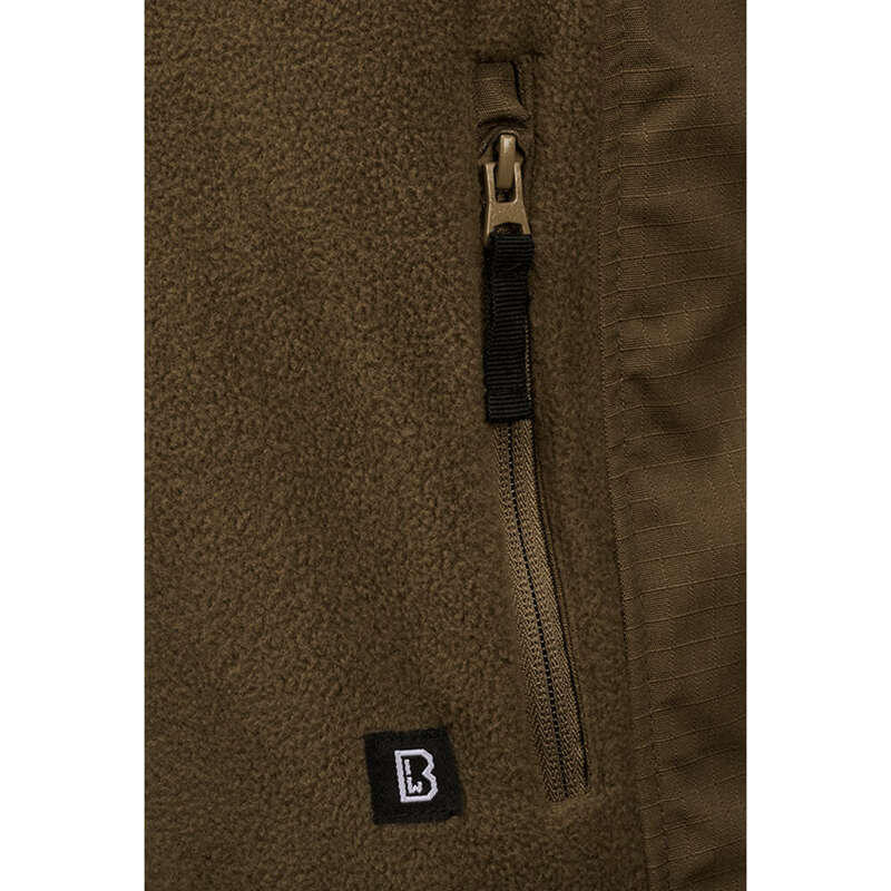 Brandit Fleece Ripstop Jacket Herren (Olive) Größe XL 4/5