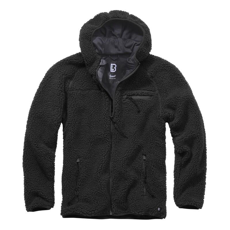 Brandit Teddyfleece Worker Jacket Black