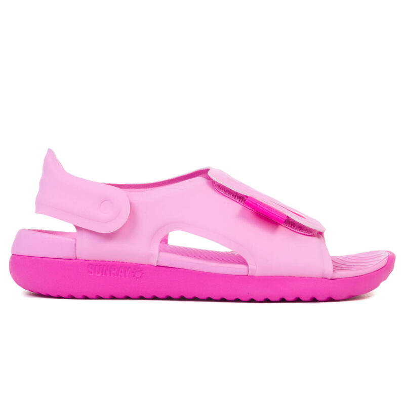 Sandalias Nike Sunray rosa para niño