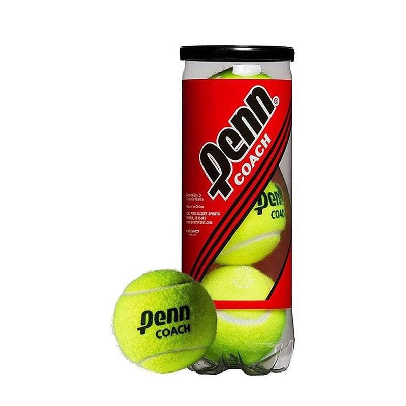 Penn Coach Contiene 3 pelotas de tenis.