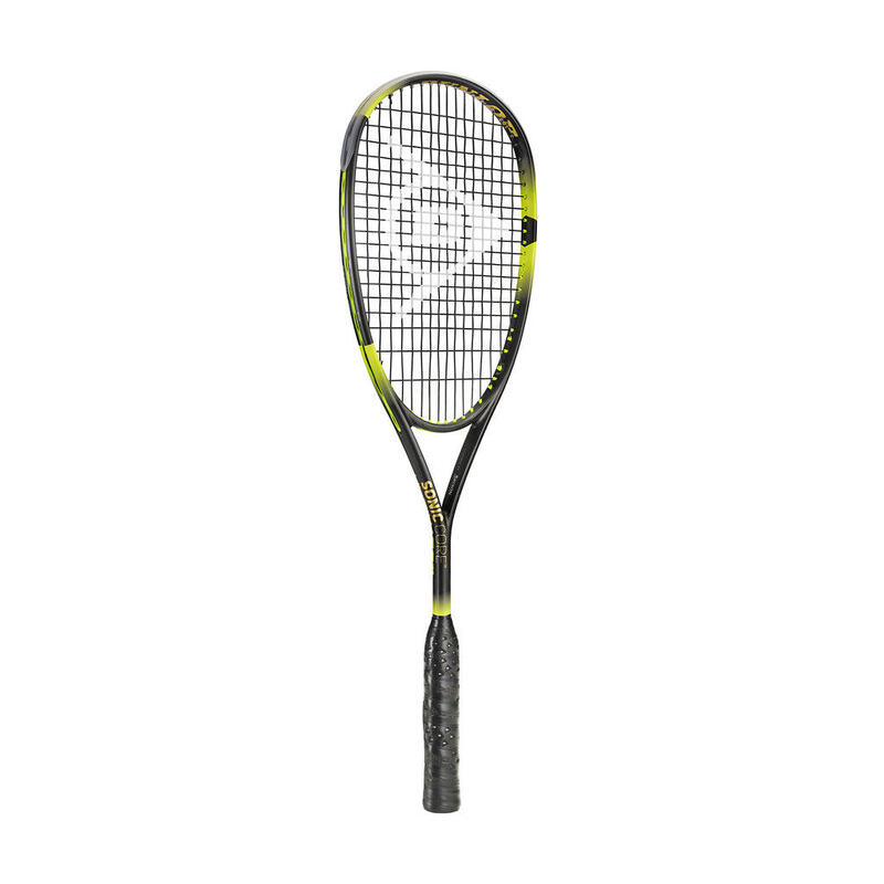 Sonic Core Ultimate 132 (2022) Volwassenen Squashracket - Zwart/Geel/Goud