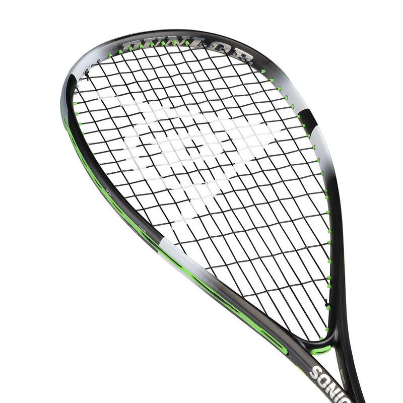 Sonic Core Evolution 130 (2022) Volwassenen Squashracket - Zwart/Zilver/Groen