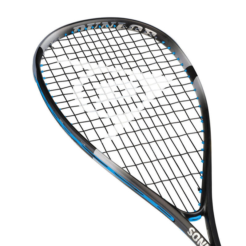 Sonic Core Evolution 120 (2022) Volwassenen Squashracket - Zwart/Zilver/Blauw