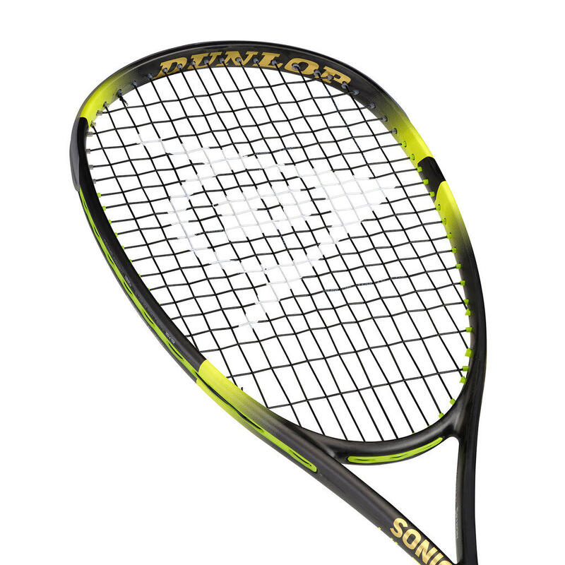 Sonic Core Ultimate 132 (2022) Adulte Raquette de Squash - Noir/Jaune/Or