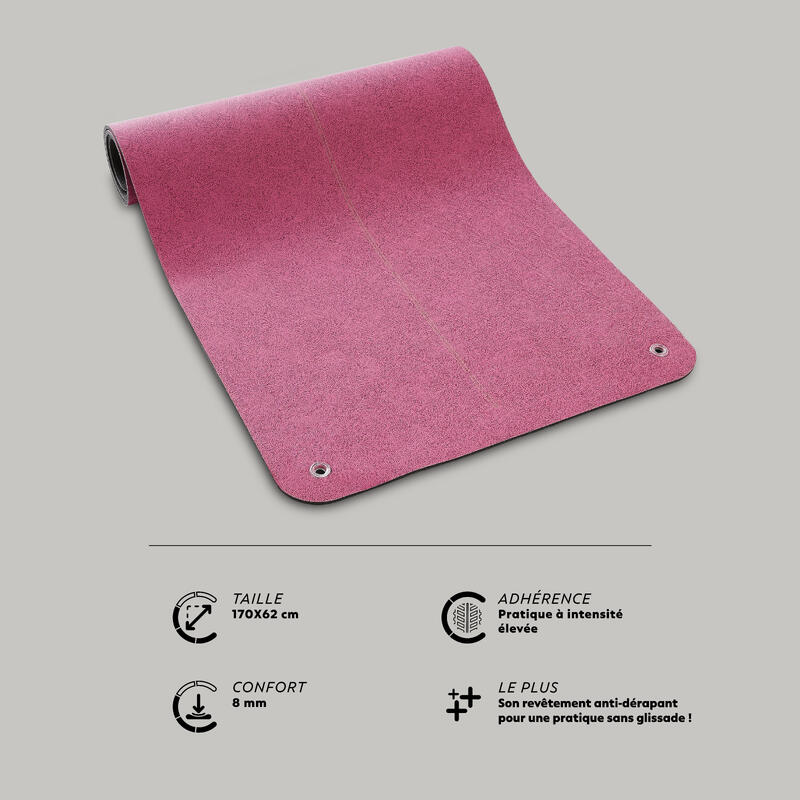 Segunda vida - Esterilla Fitness Tone Mat 500 AOP Rosa Resistente... - EXCELENTE