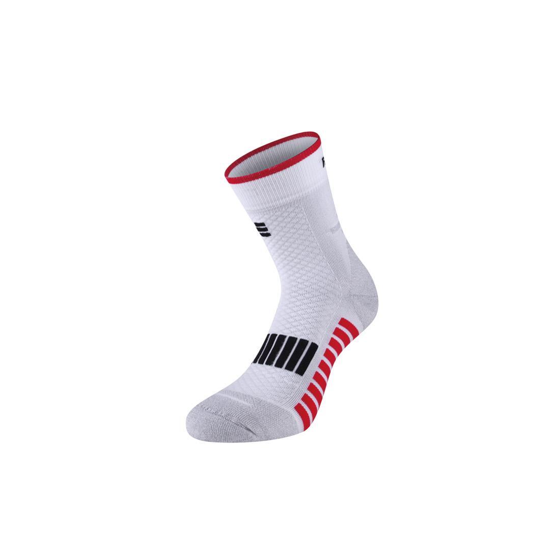 Calcetines técnicos Running adulto compresión termorregulador medios blanco 3/6