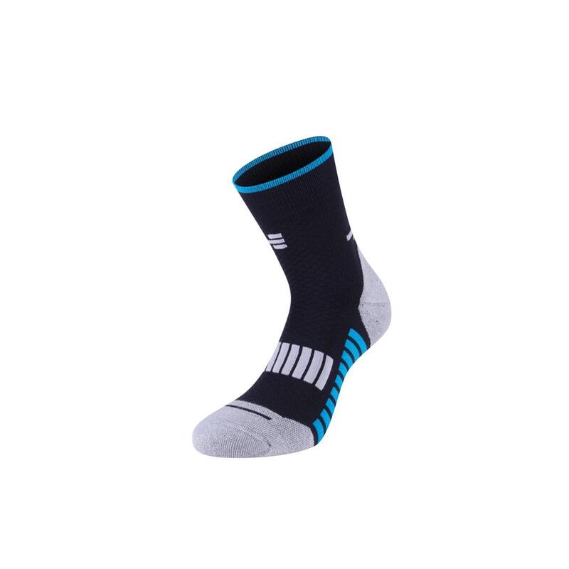 Technische sokken Running volwassen compressie thermoregulerende medium zwarte