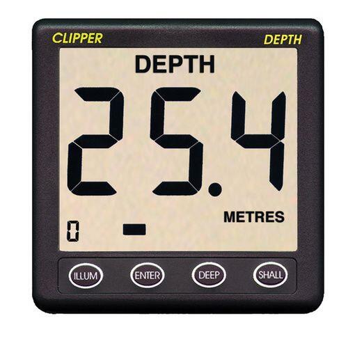 Nasa Marine - Répétiteur De Sondeur Clipper: Livré Avec Capot De Protection Et Câble De 5m - Instrument De Navigation - Noir - Taille Unique - Decathlon