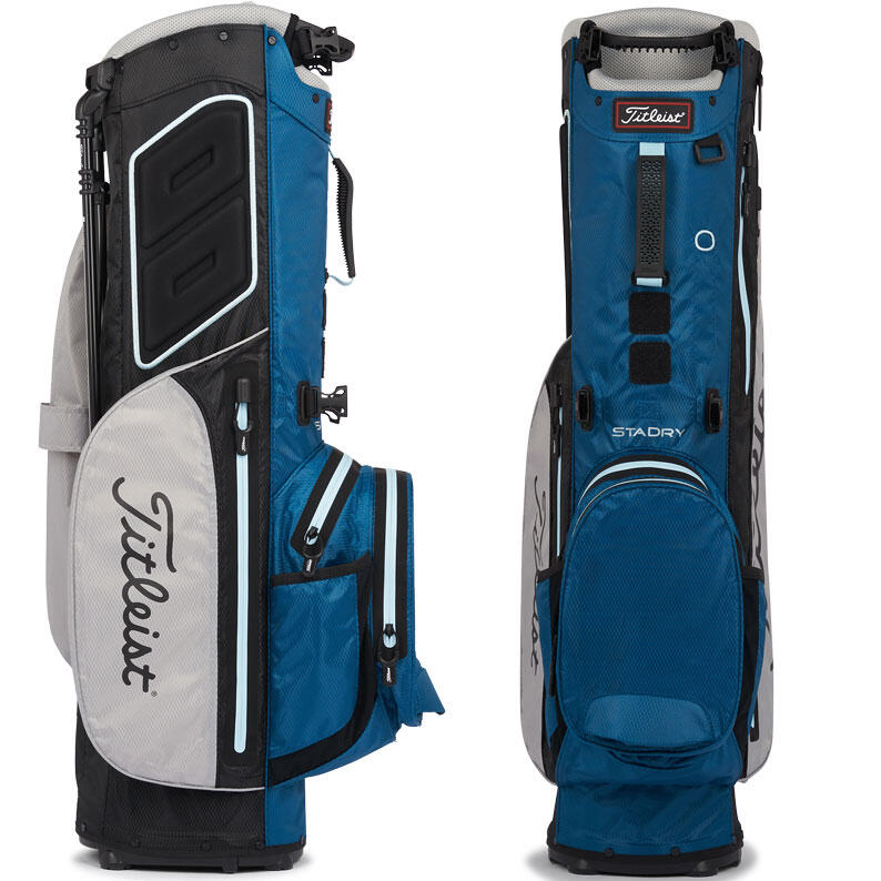 TB22SX3K-244 PLAYERS 4 PLUS "STADRY" 高爾夫球支架包 - 深藍色/灰色