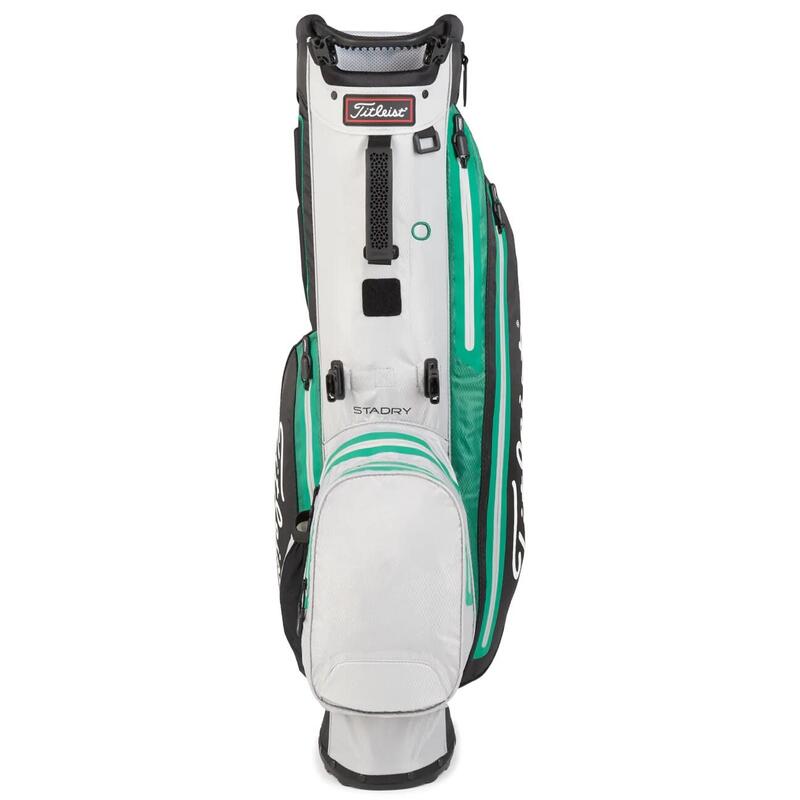 TB22SX2K-023 PLAYER 4 "STADRY" GOLF STAND BAG - GREY/GREEN/BLACK