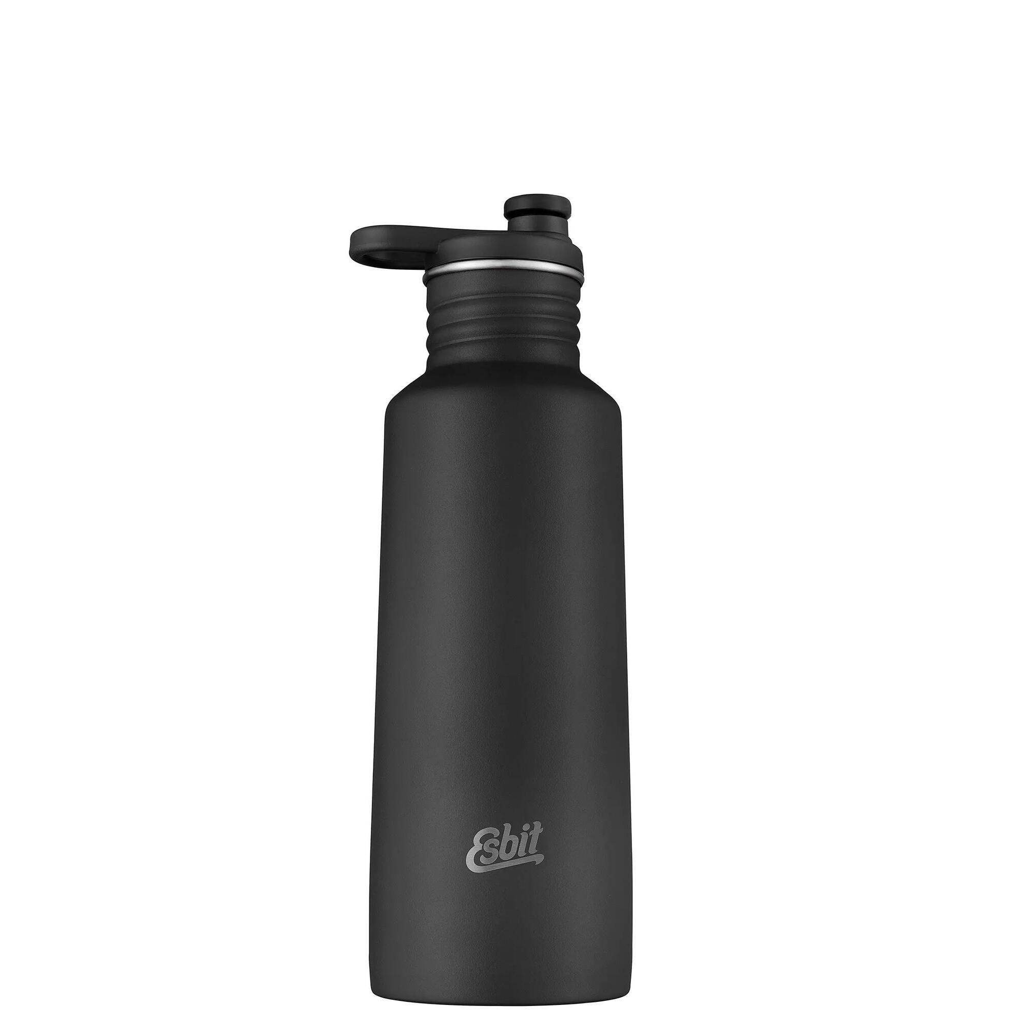 Esbit - Bouteille De Sport Pictor Bicyclette D'Eau En Acier Inoxydable - Gourde - Noir - 750 Ml - Decathlon