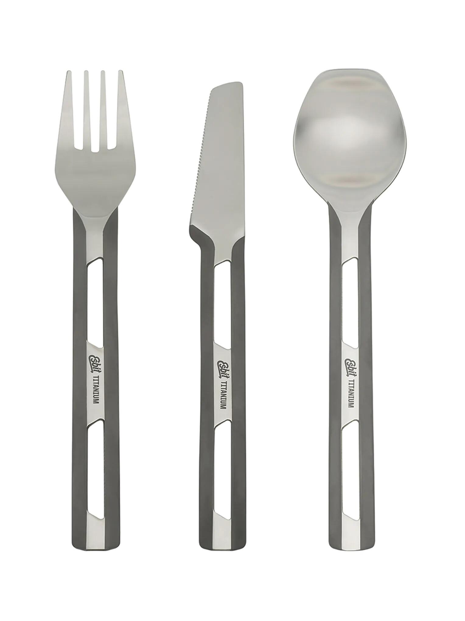 Sztućce turystyczne Esbit Titanium Cutlery 2/5