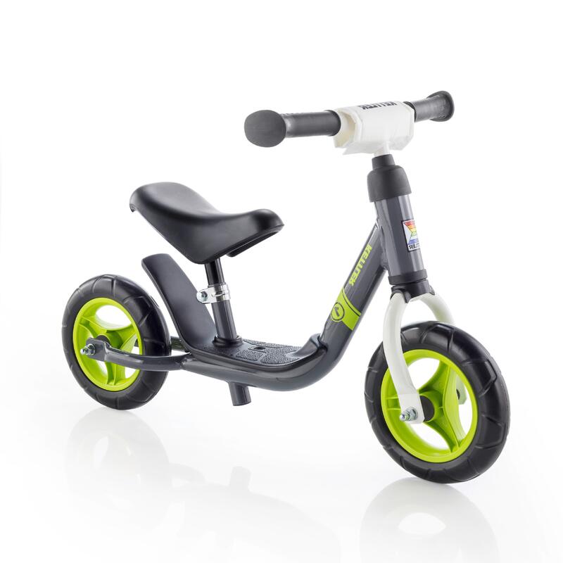 Kettler Run 8" Boy - Balance bike - Footboard - Selle ergonomique - Gris