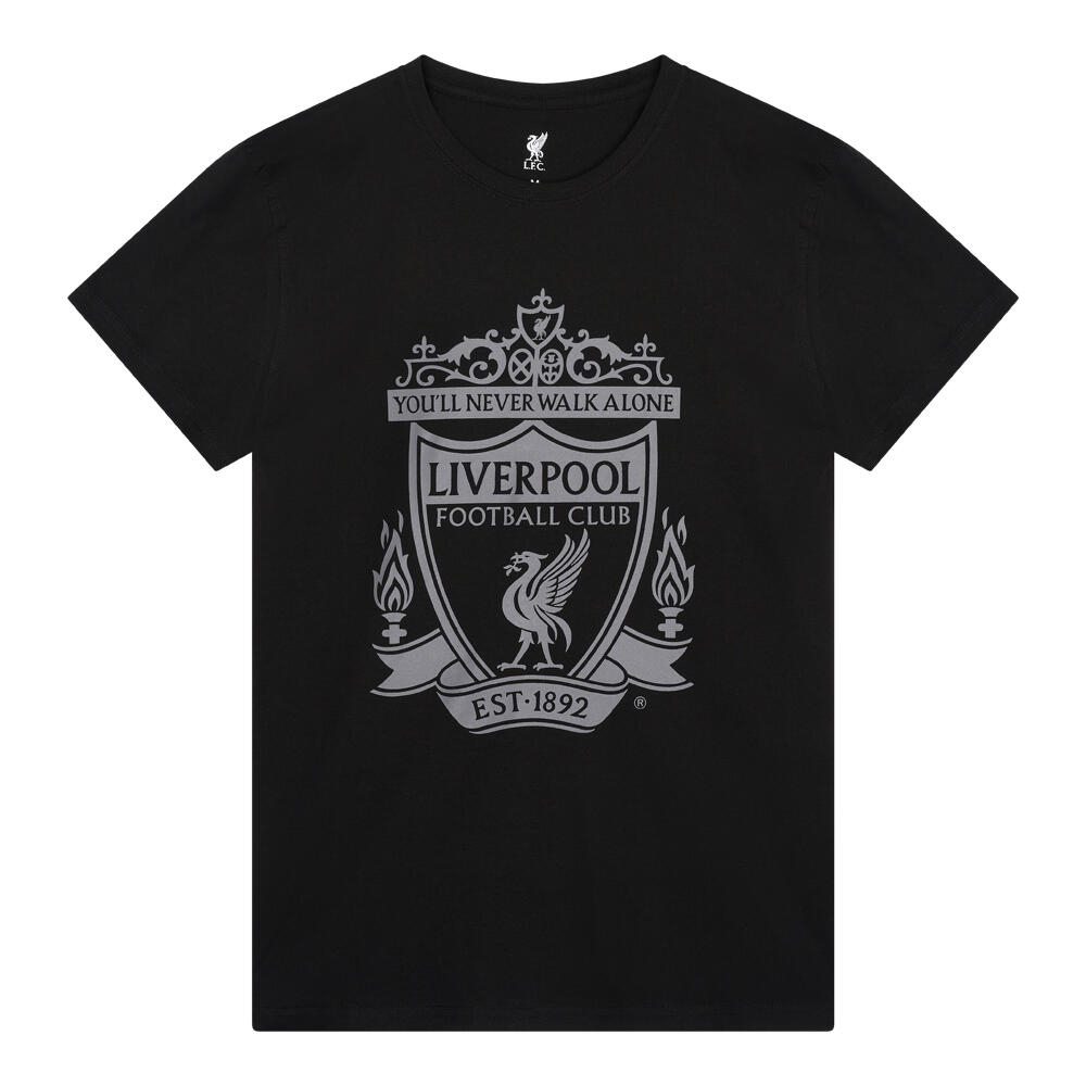 LIVERPOOL FC Liverpool FC Mens T-Shirt YNWA Crest Graphic OFFICIAL Football Gift