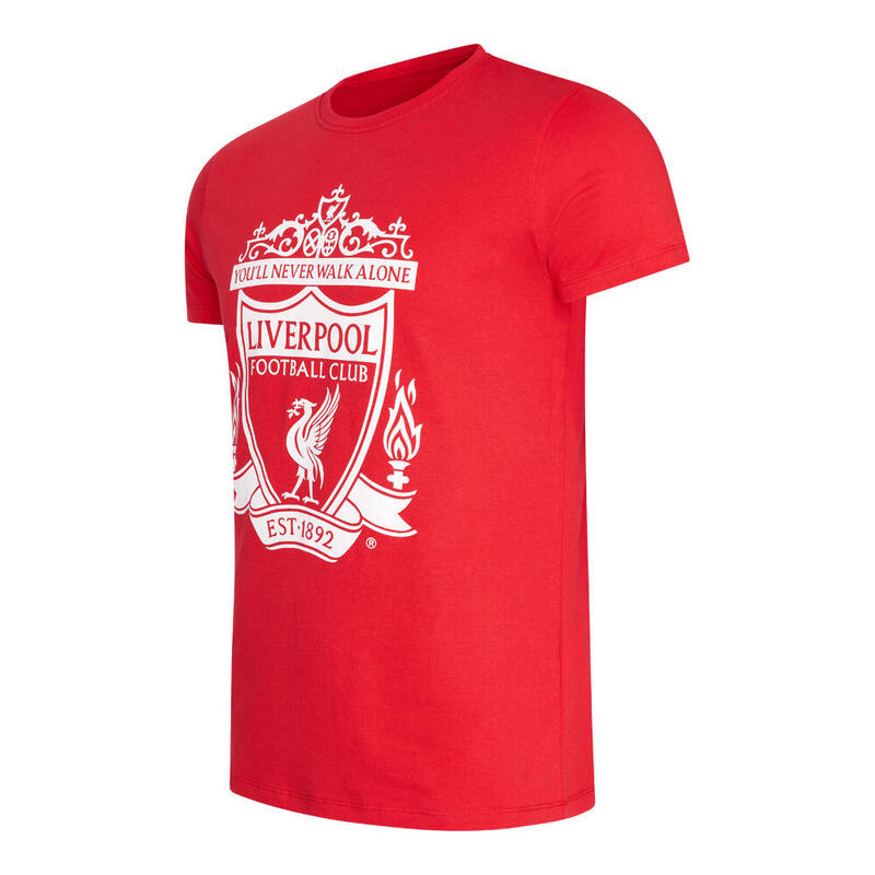 Camiseta Liverpool logo niños - roja