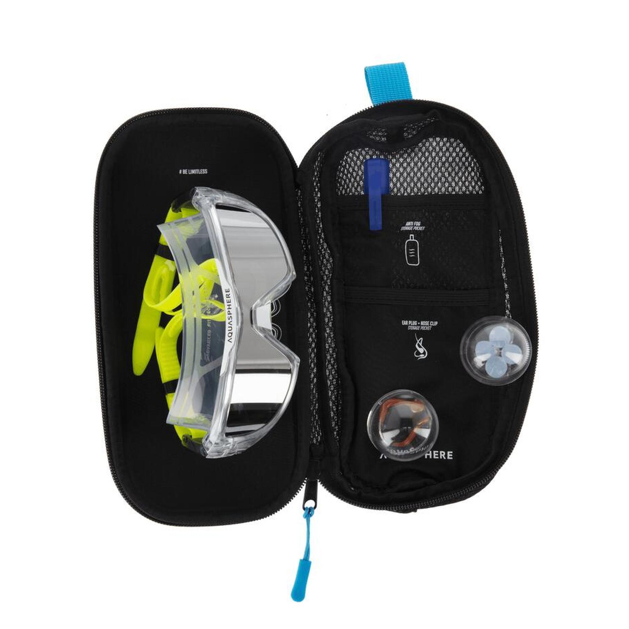 AQUA SPHERE Aquasphere XL Mask Case - Black/Blue