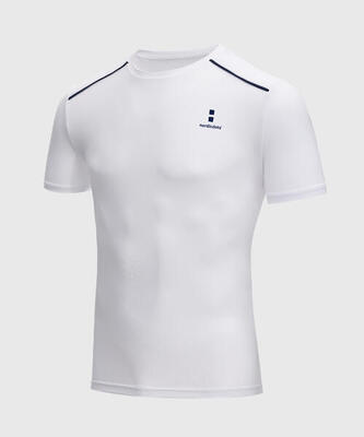 Performance tennis/padel t-shirt heren wit