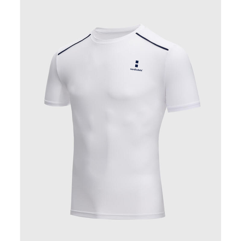 Performance Tennis/Padel T-shirt Heren Wit