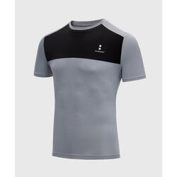 T-shirt de Tennis/Padel Performance Homme Grise/Noire