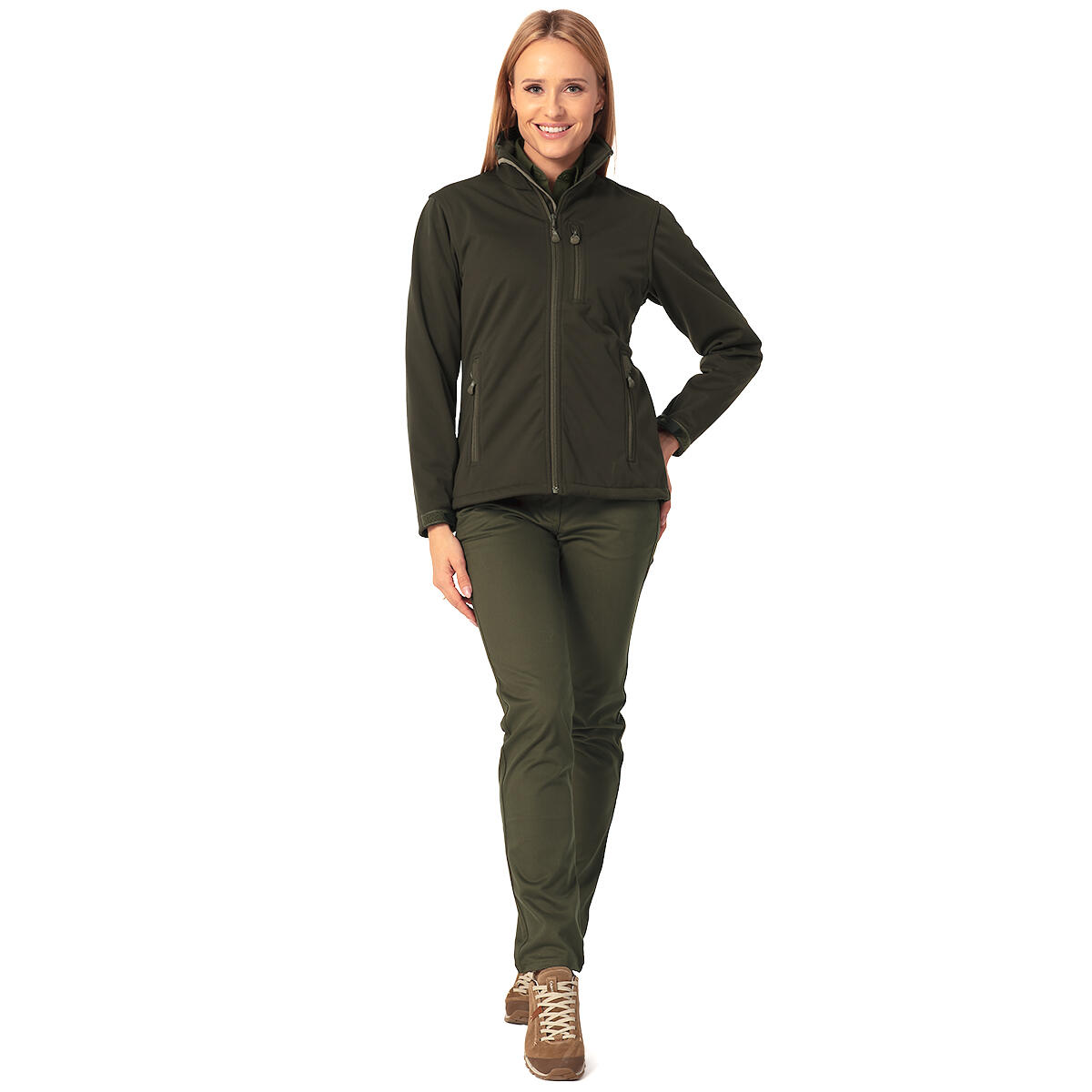 Kurtka myśliwska damska Forest Lady Softshell z membraną 3/5