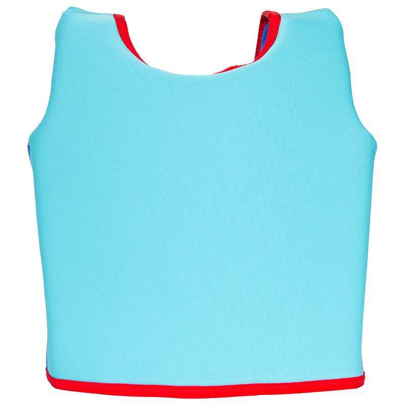 Seconde vie - Gilet de natation mousse bleu-rouge - BON