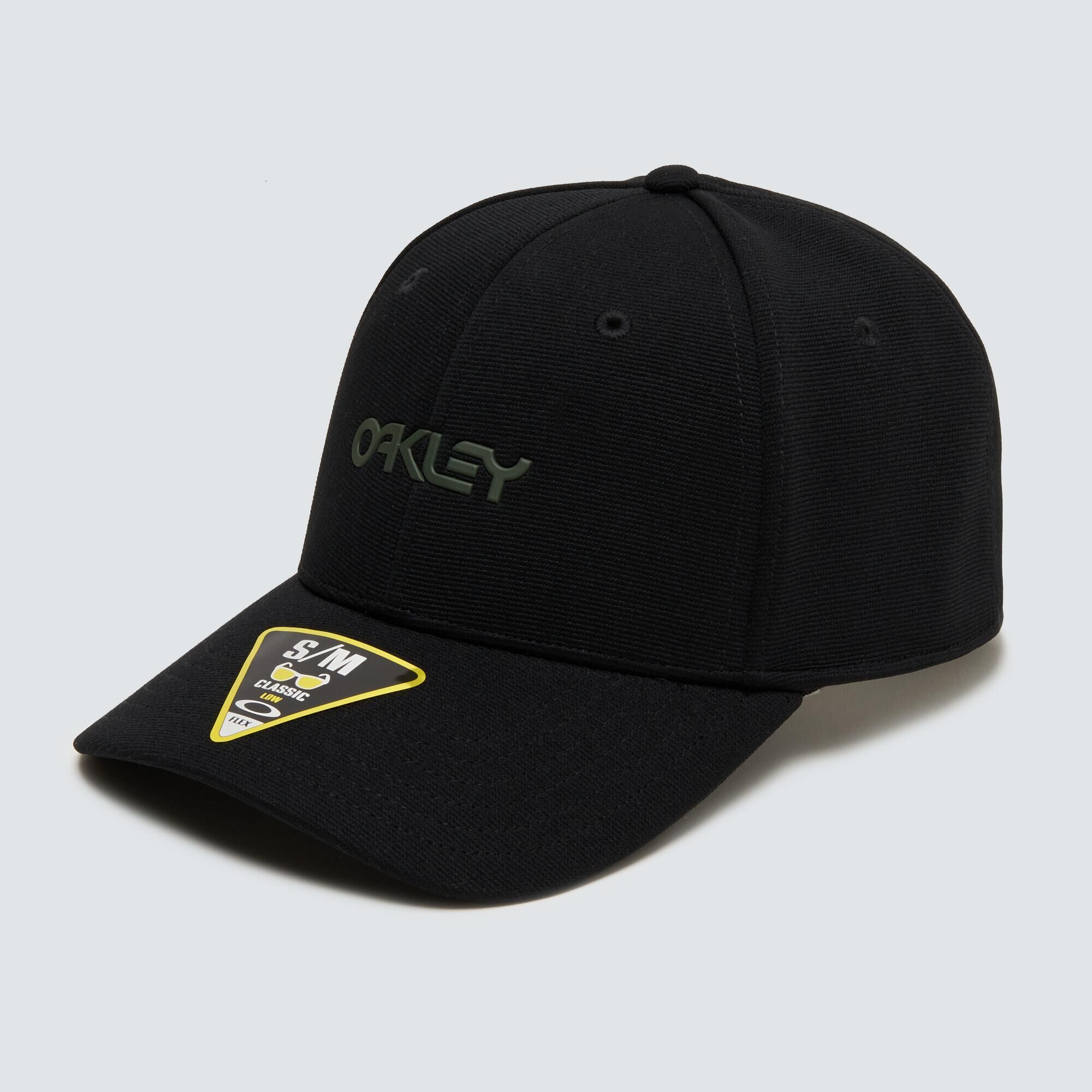 OAKLEY Oakley 6 PANEL STRETCH METALLIC HAT - BLACKOUT