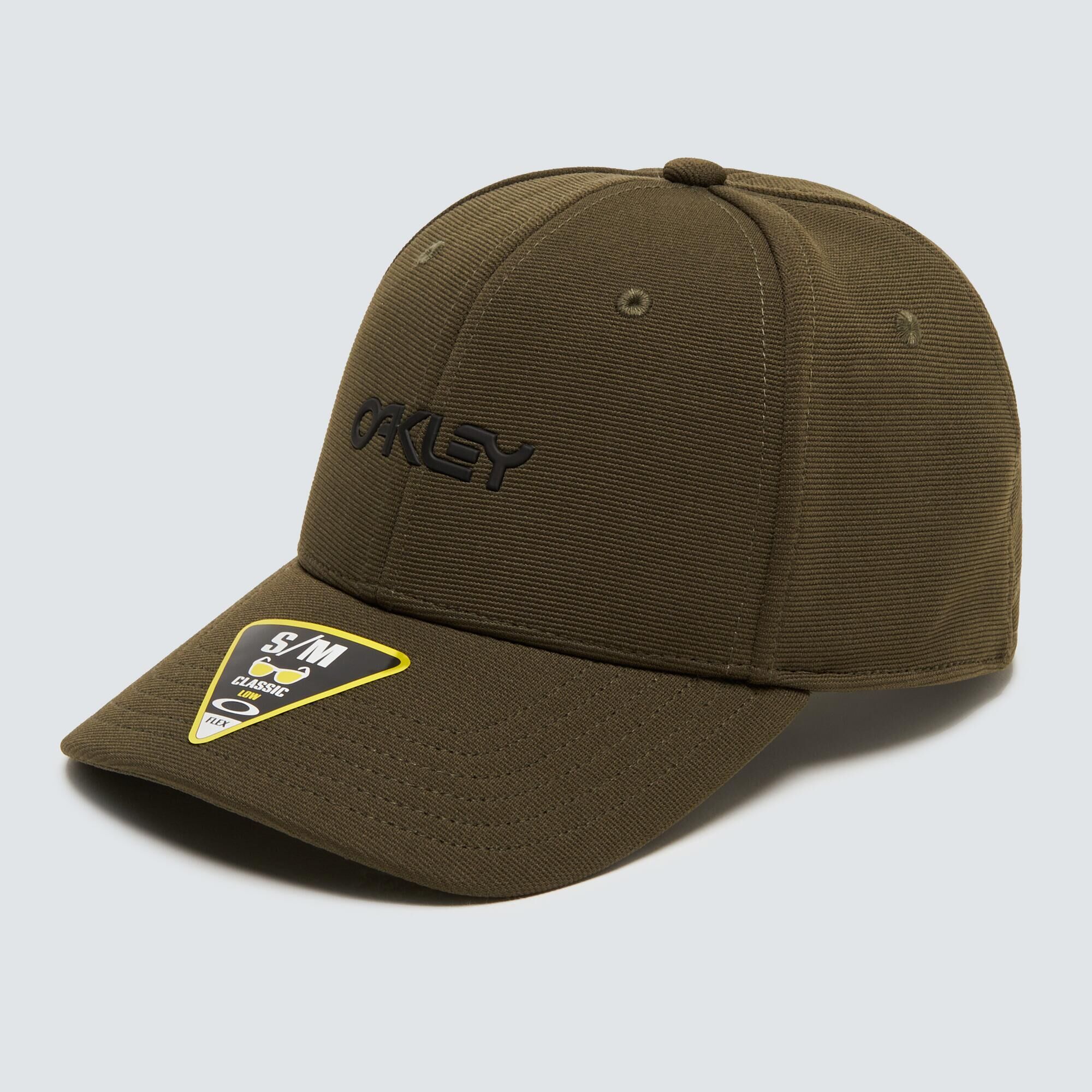 OAKLEY Oakley 6 PANEL STRETCH METALLIC HAT - NEW DARK BRUSH