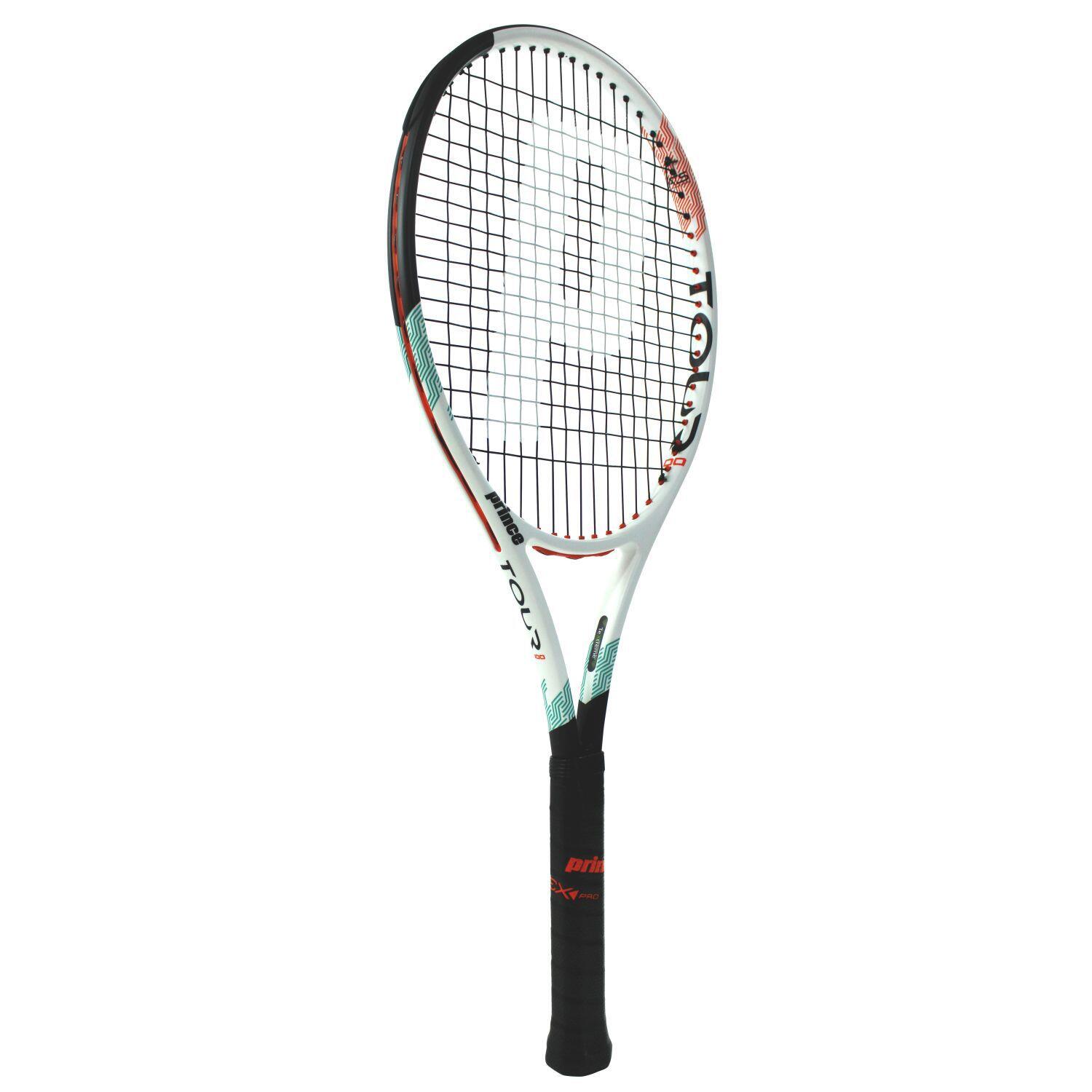 Prince - Raquette De Tennis Prince Tour 100 - Raquette De Tennis - Blanc|noir - Grip 2 - Decathlon