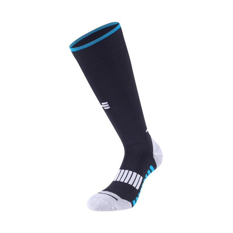 Technische Socken Running Erwachsene Kompression thermoregulierende lang schwarz