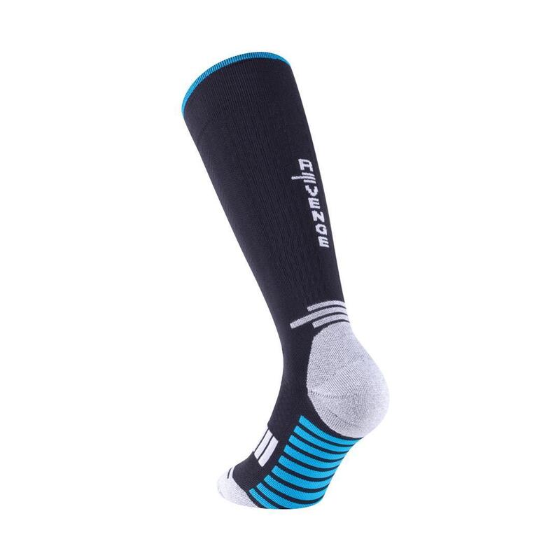 Chaussettes techniques Running adulte compression thermo larges noir