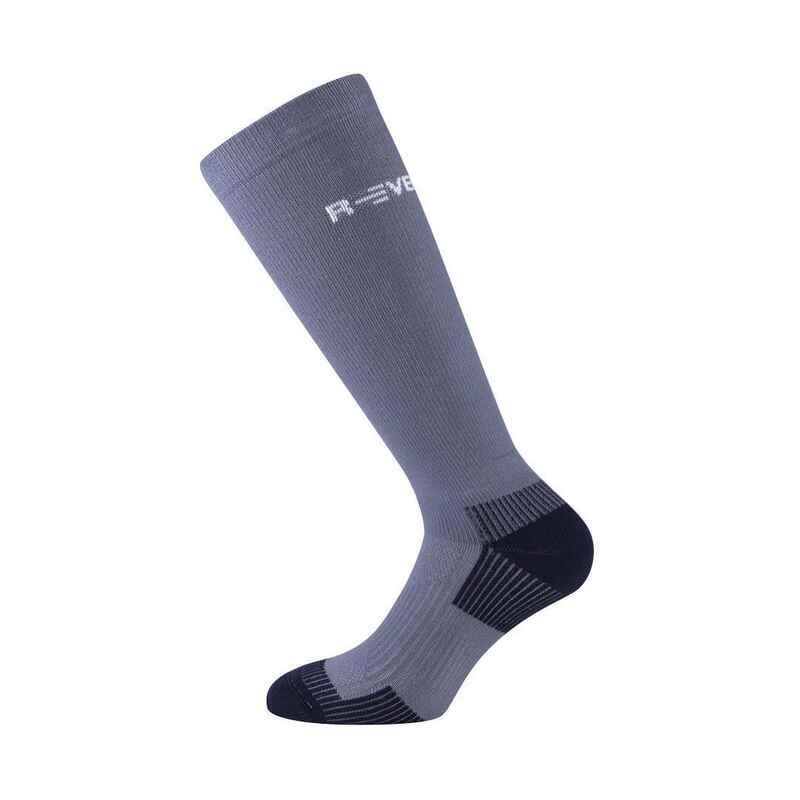 Technische Socken für Erwachsene, Berglauf, Fitness, Multisport, lang grau