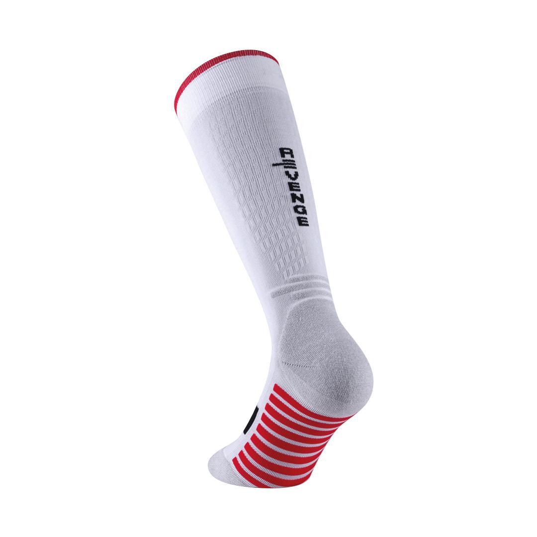 Calcetines técnicos Running adulto compresión termorregulador larga blanco 2/6